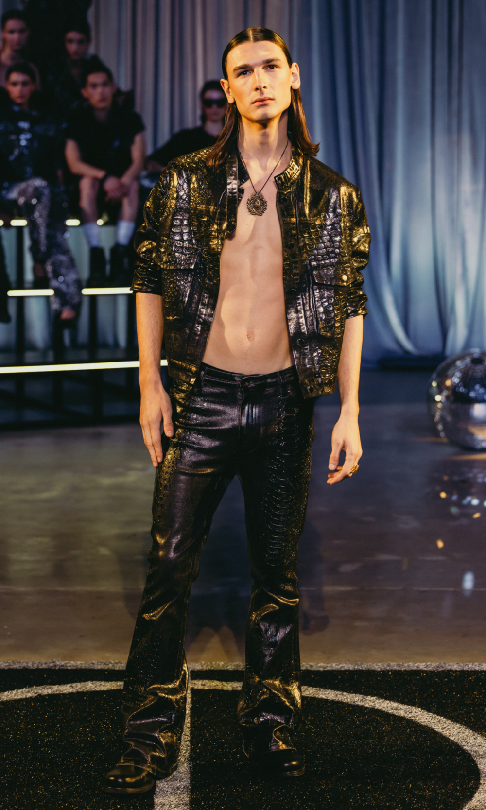 Jean Snake Bootcut Black